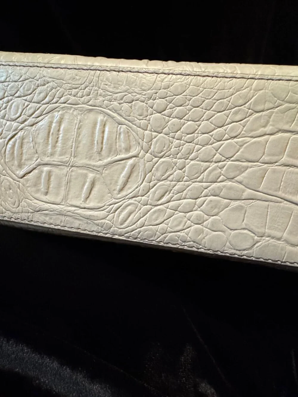 KATE SPADE Satchel Handbag DORIS ORCHARD VALLEY Sidewalk Croc Embossed Leather